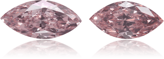 Natural Pink Diamond Marquise 0.63 ct set