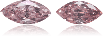 Natural Pink Diamond Marquise 0.63 ct set