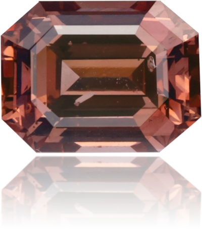 Natural Pink Diamond Rectangle 0.82 ct Polished