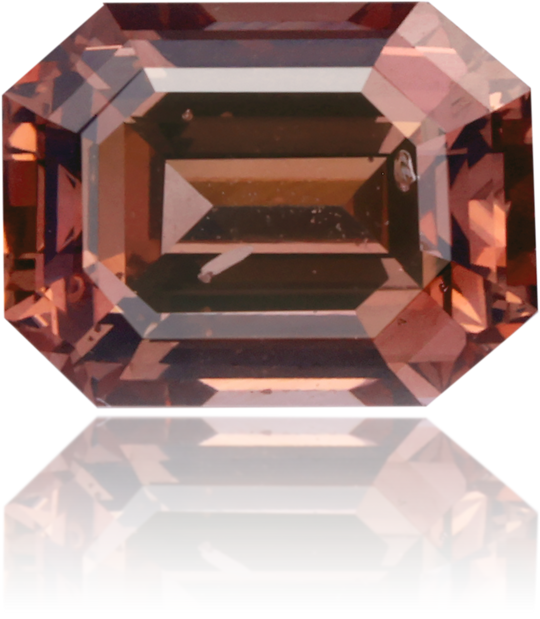 Natural Pink Diamond Rectangle 0.82 ct Polished