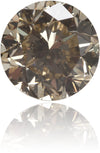 Natural Brown Diamond Round 3.02 ct Polished