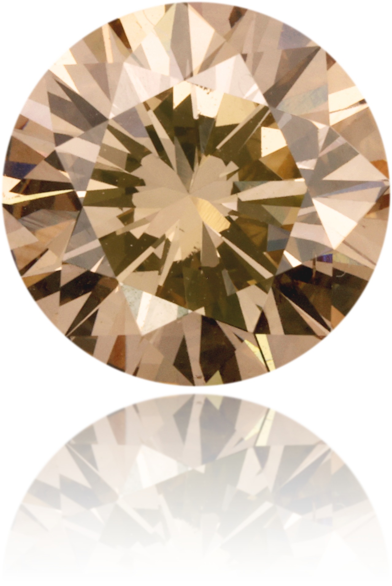 Natural Brown Diamond Round 2.02 ct Polished