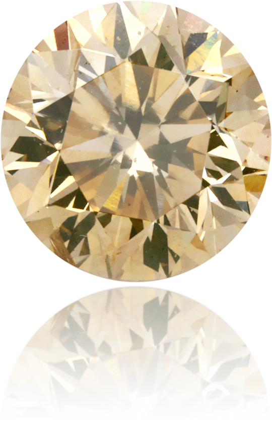 Natural Brown Diamond Round 3.06 ct Polished
