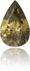 Natural Green Diamond Pear Shape 2.45 ct Polished
