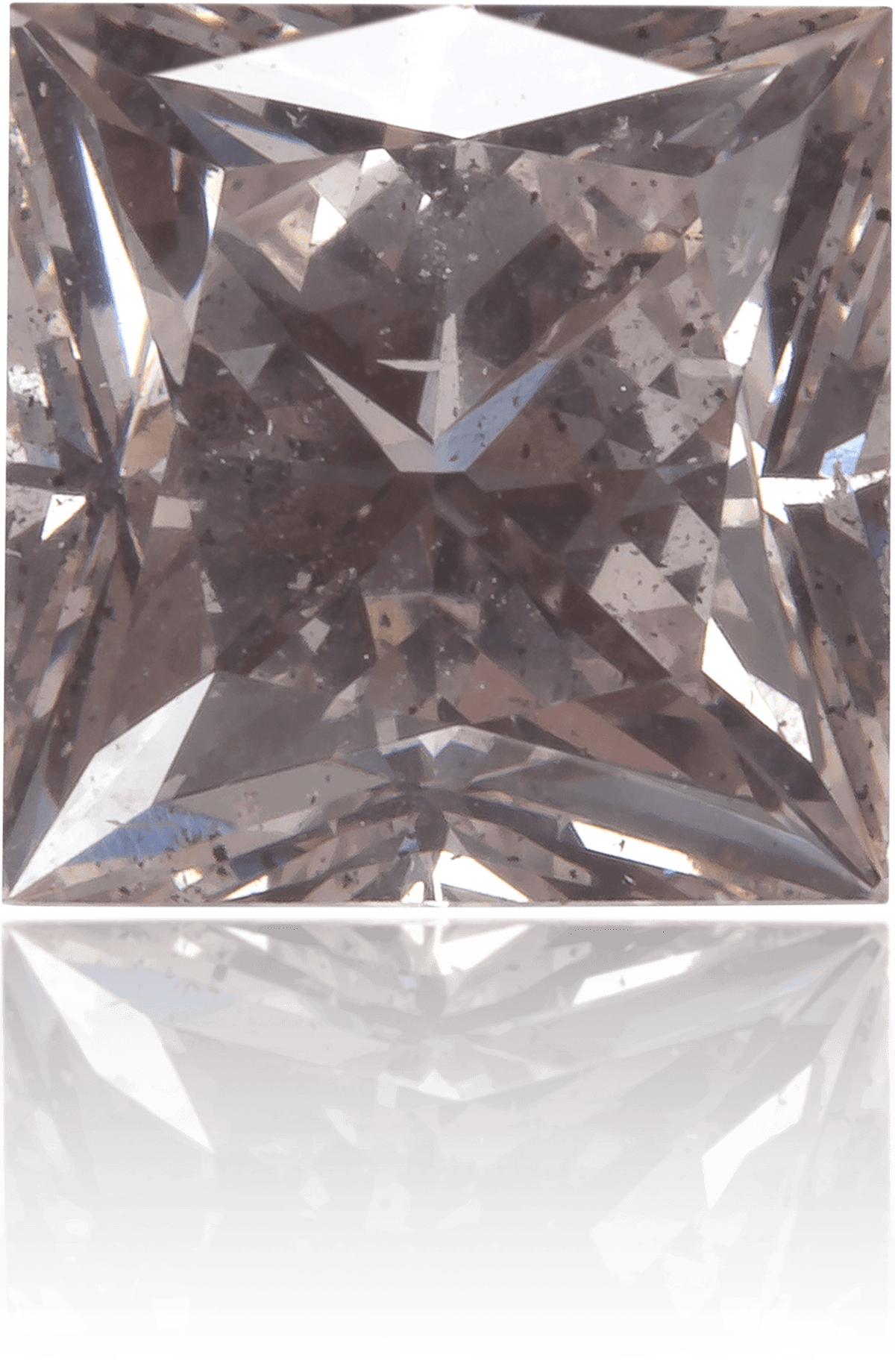 Natural Pink Diamond Princess 1.45 ct Polished