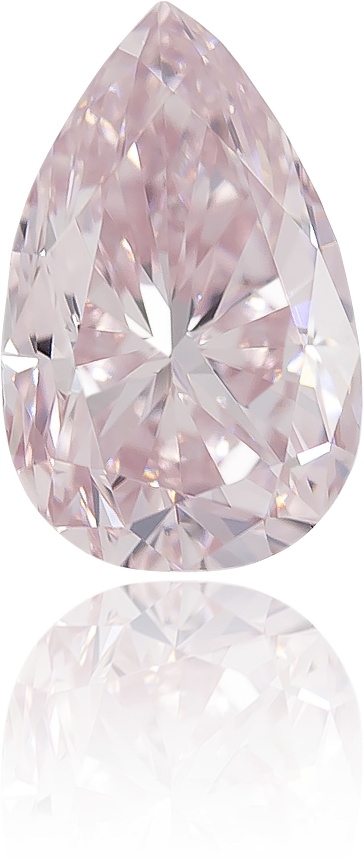 Natural Purple Diamond Pear Shape 0.86 ct Polished