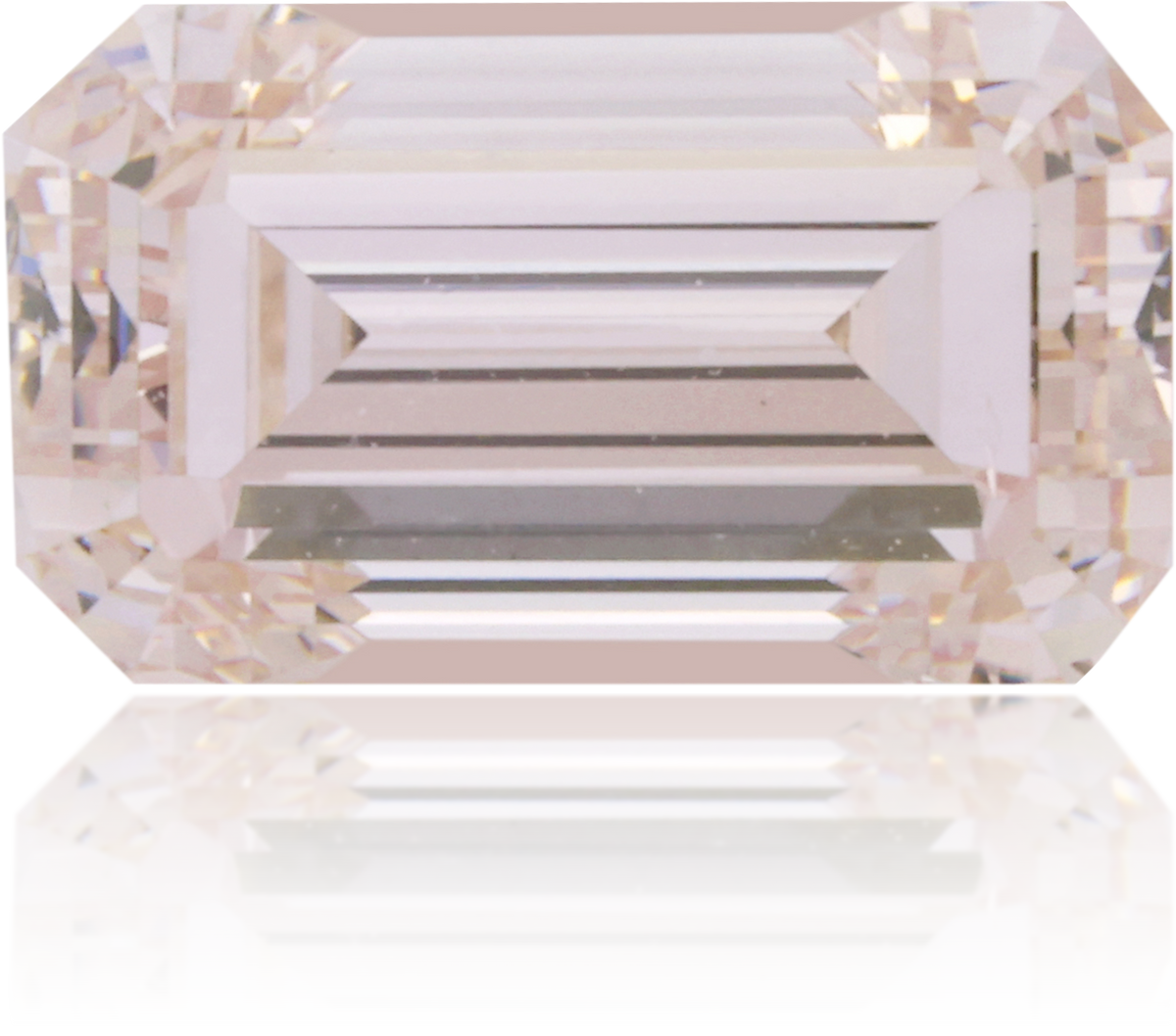 Natural Pink Diamond Baguette 1.21 ct Polished