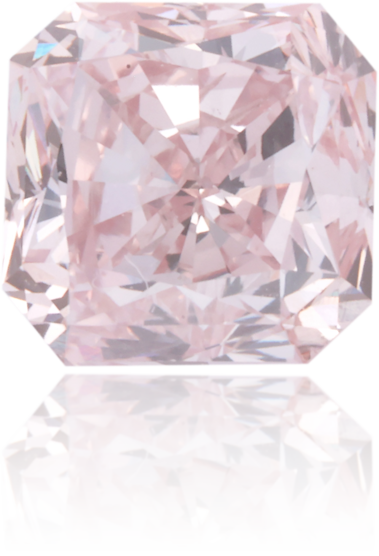 Natural Pink Diamond Square 0.99 ct Polished