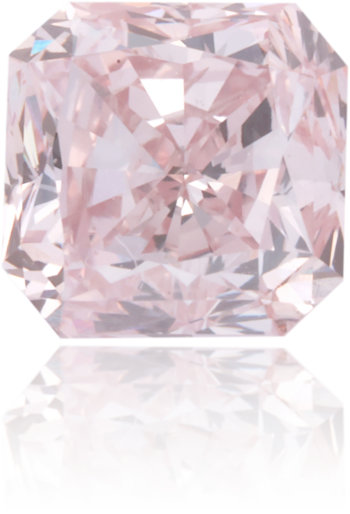Natural Pink Diamond Square 0.99 ct Polished