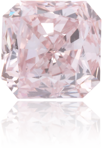 Natural Pink Diamond Square 0.99 ct Polished