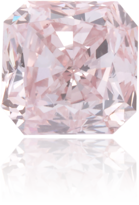 Natural Pink Diamond Square 0.99 ct Polished