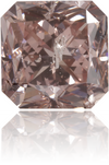 Natural Pink Diamond Square 1.37 ct Polished