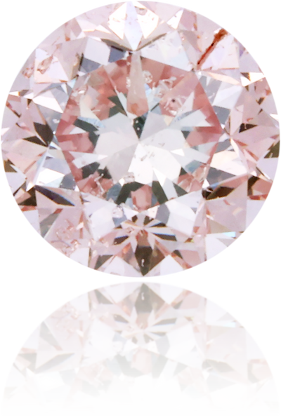 Natural Pink Diamond Round 0.78 ct Polished