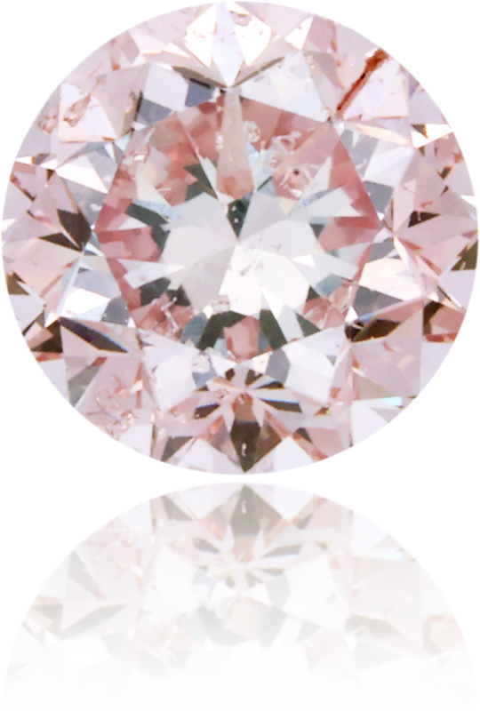 Natural Pink Diamond Round 0.78 ct Polished