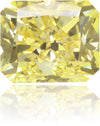 Natural Yellow Diamond Rectangle 0.76 ct Polished