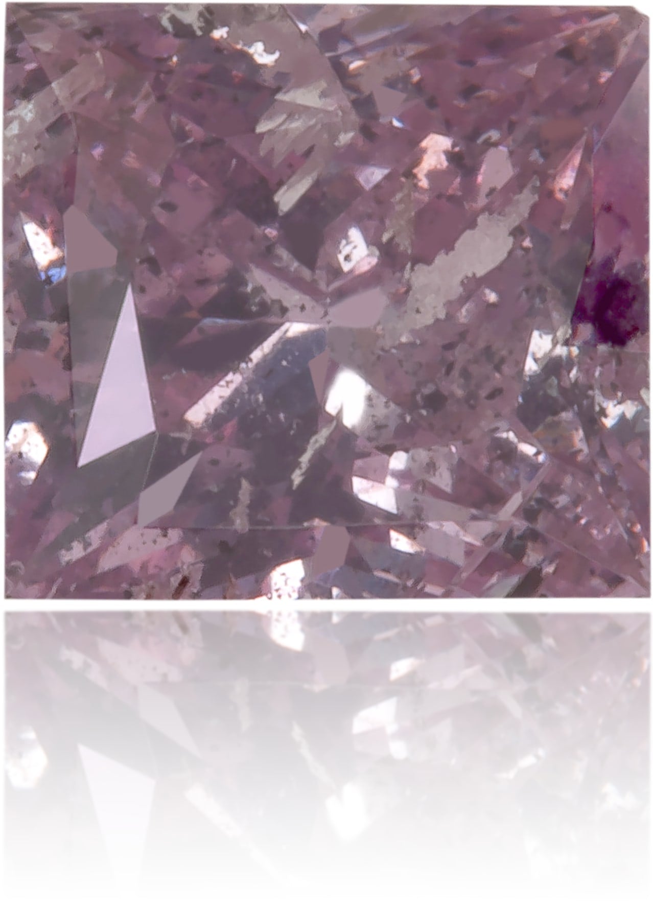 Natural Pink Diamond Rectangle 0.53 ct Polished