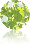 Natural Green Diamond Round 0.14 ct Polished