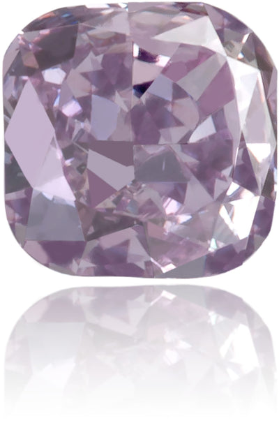 Natural Purple Diamond Square 0.14 ct Polished