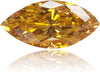 Natural Orange Diamond Marquise 0.30 ct Polished