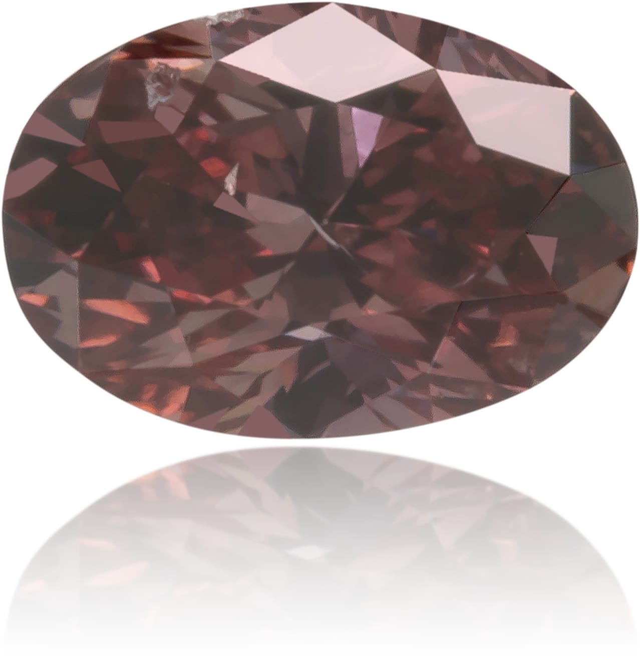 Natural Pink Diamond Oval 0.27 ct Polished