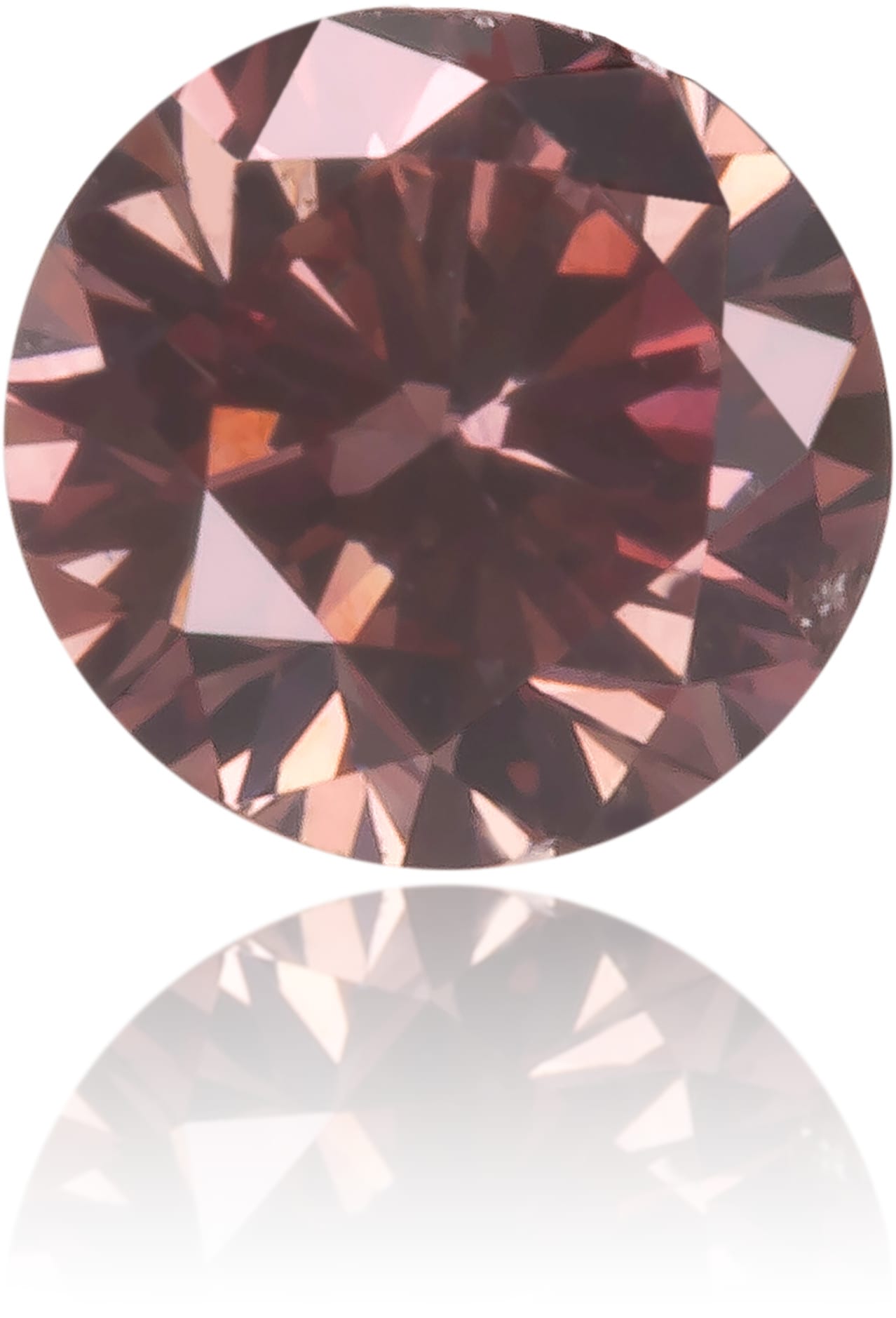 Natural Pink Diamond Round 0.14 ct Polished
