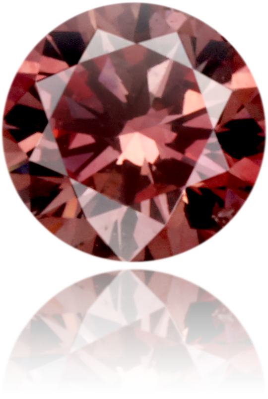Natural Pink Diamond Round 0.14 ct Polished