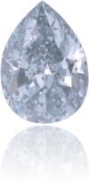 Natural Blue Diamond Pear Shape 0.33 ct Polished