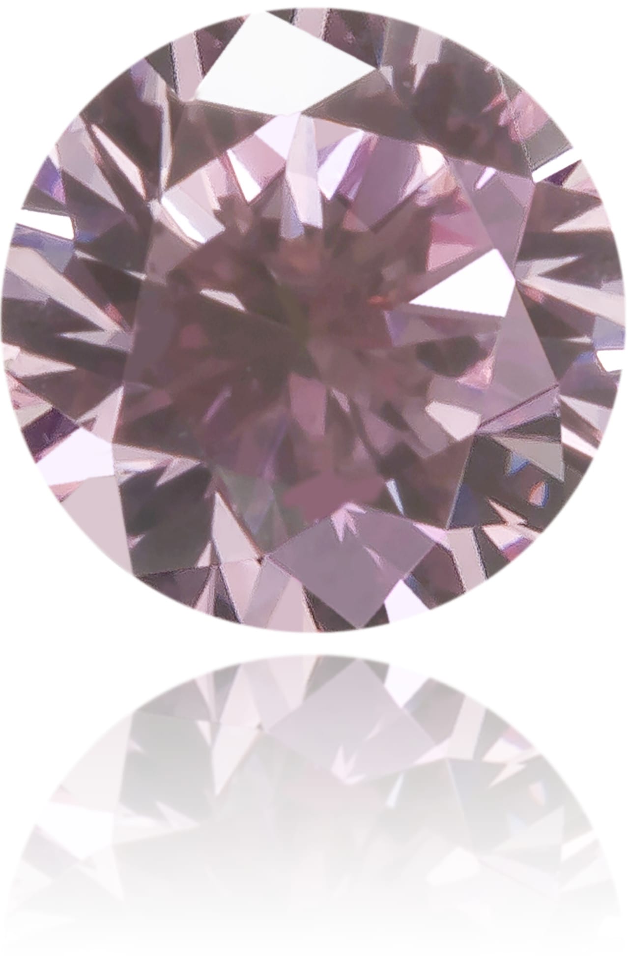 Natural Pink Diamond Round 0.21 ct Polished