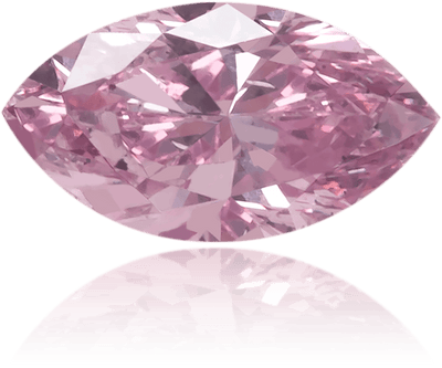Natural Pink Diamond Marquise 0.18 ct Polished