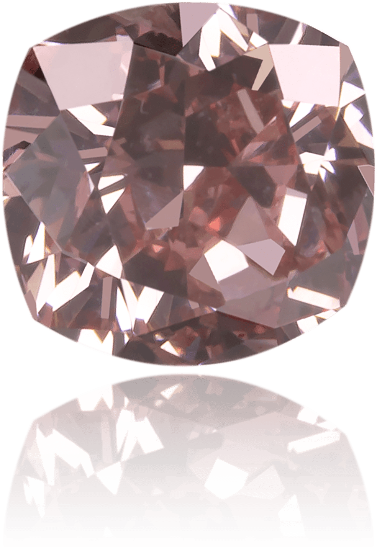 Natural Pink Diamond Cushion 0.30 ct Polished