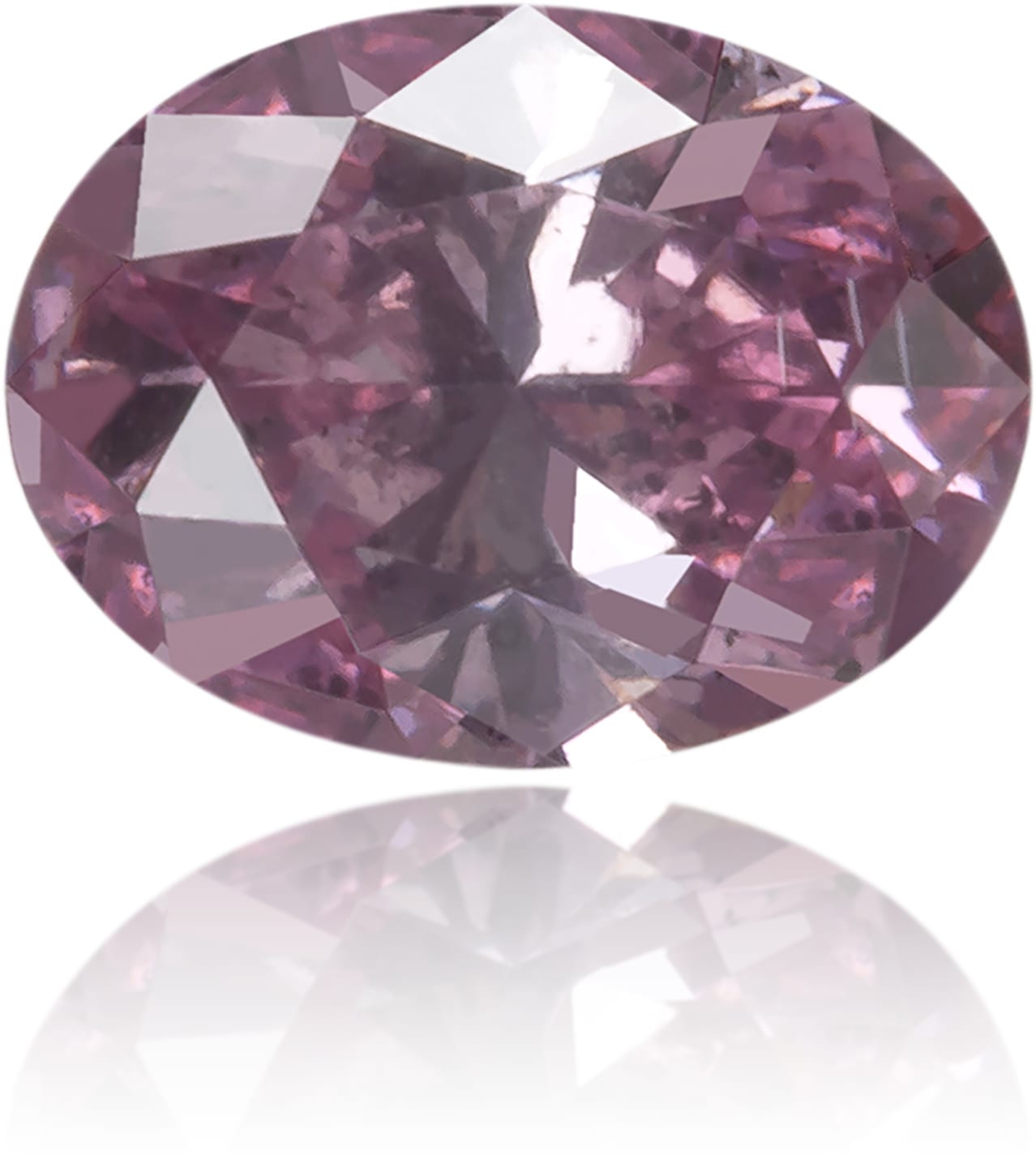 Natural Pink Diamond Oval 0.22 ct Polished