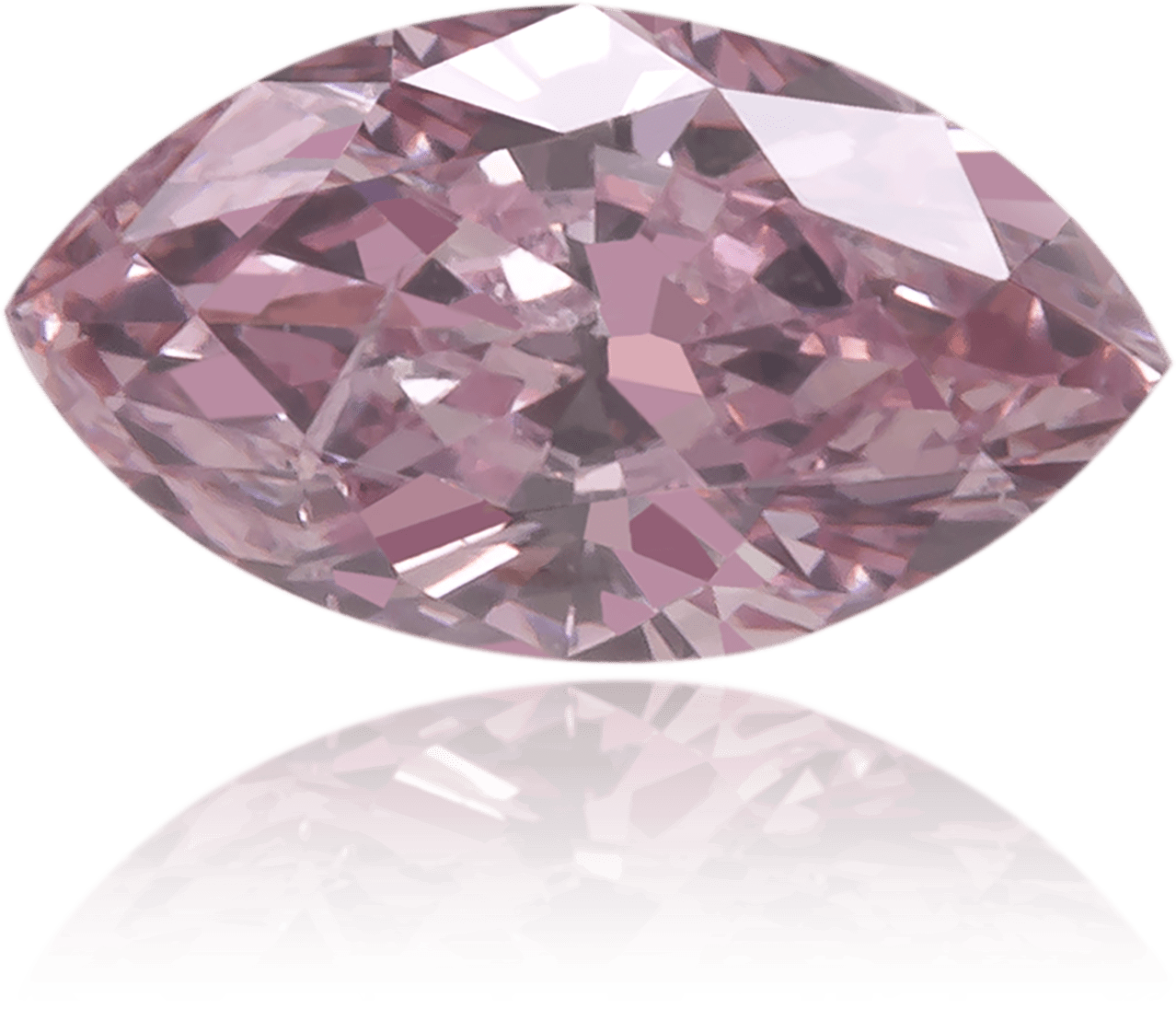 Natural Pink Diamond Marquise 0.19 ct Polished