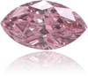 Natural Pink Diamond Marquise 0.19 ct Polished