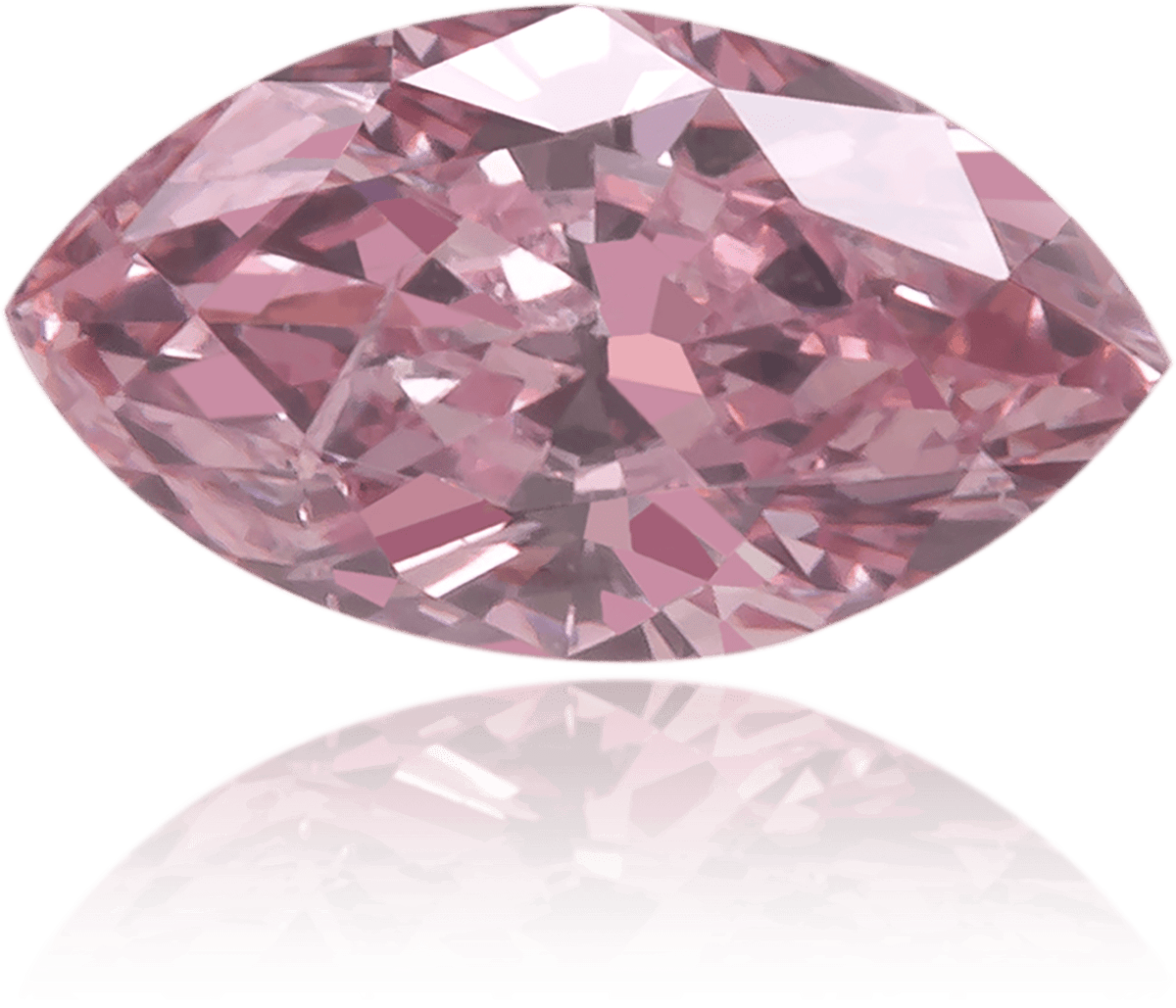 Natural Pink Diamond Marquise 0.19 ct Polished
