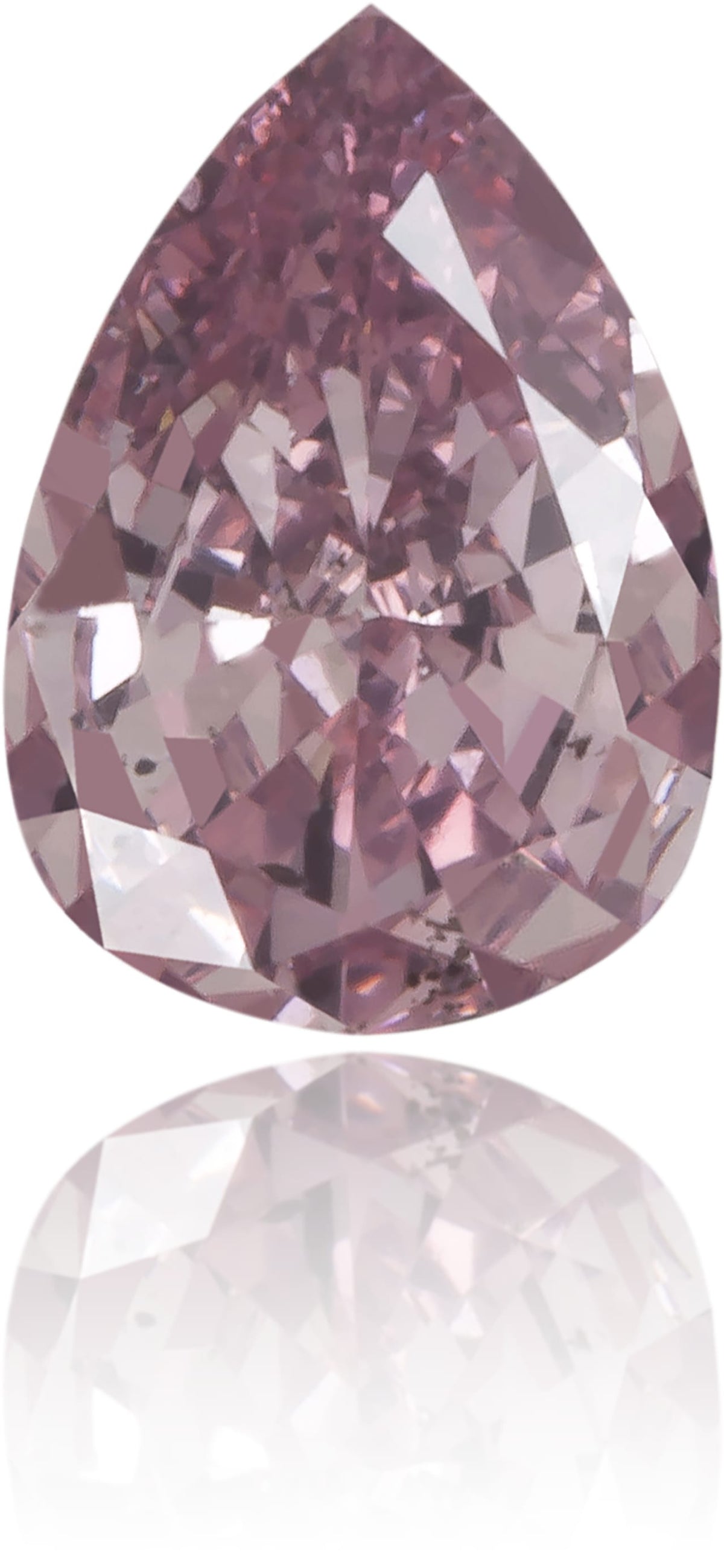 Natural Pink Diamond Pear Shape 0.16 ct Polished