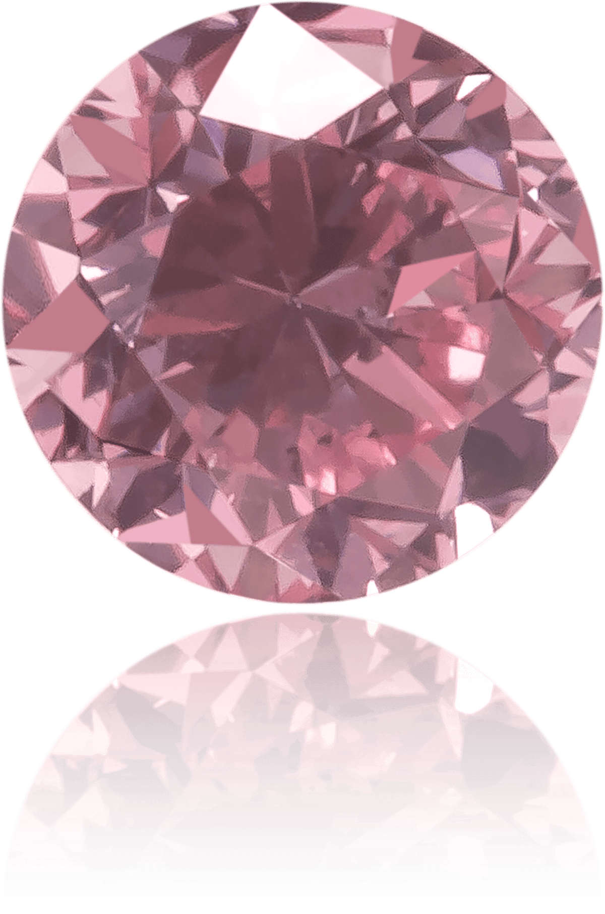 Natural Pink Diamond Round 0.17 ct Polished