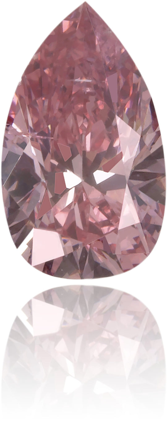 Natural Pink Diamond Pear Shape 0.20 ct Polished