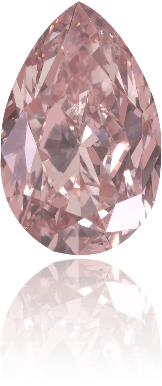 Natural Pink Diamond Pear Shape 0.78 ct Polished