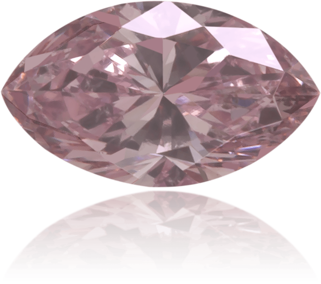 Natural Pink Diamond Marquise 0.13 ct Polished