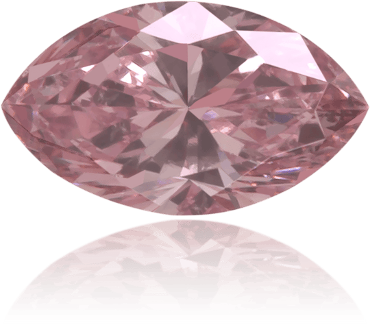 Natural Pink Diamond Marquise 0.13 ct Polished