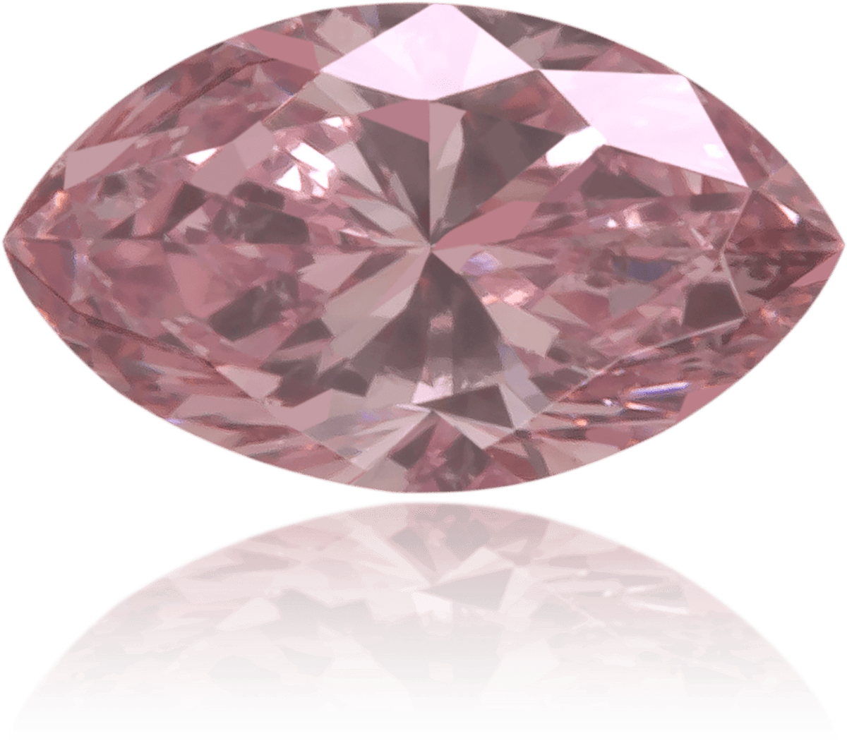 Natural Pink Diamond Marquise 0.13 ct Polished