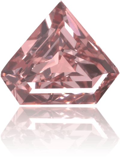 Natural Pink Diamond Triangle 0.27 ct Polished