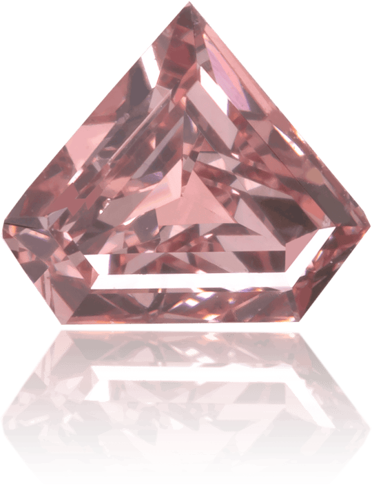 Natural Pink Diamond Triangle 0.27 ct Polished