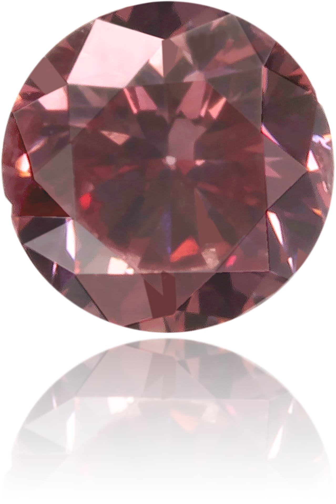 Natural Pink Diamond Round 0.12 ct Polished