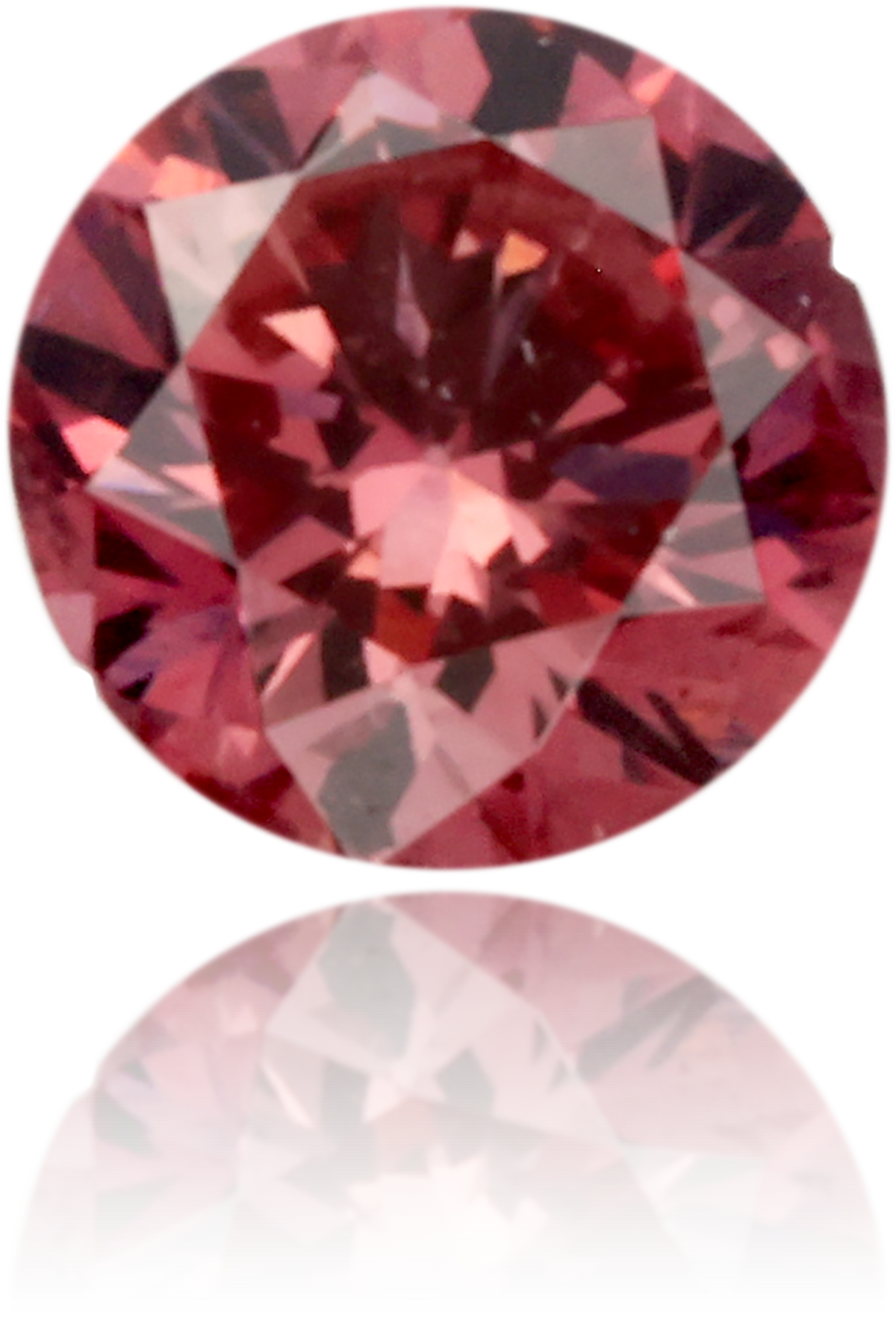 Natural Pink Diamond Round 0.12 ct Polished