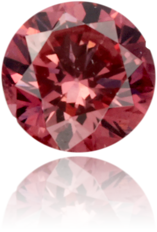 Natural Pink Diamond Round 0.12 ct Polished