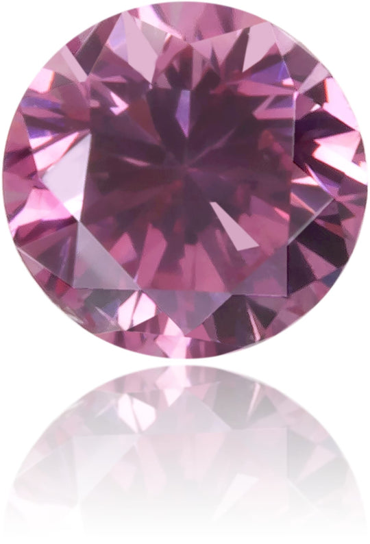 Natural Pink Diamond Round 0.12 ct Polished