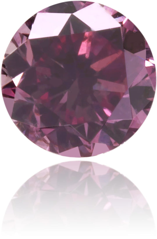 Natural Pink Diamond Round 0.13 ct Polished
