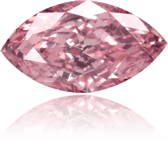 Natural Pink Diamond Marquise 0.17 ct Polished