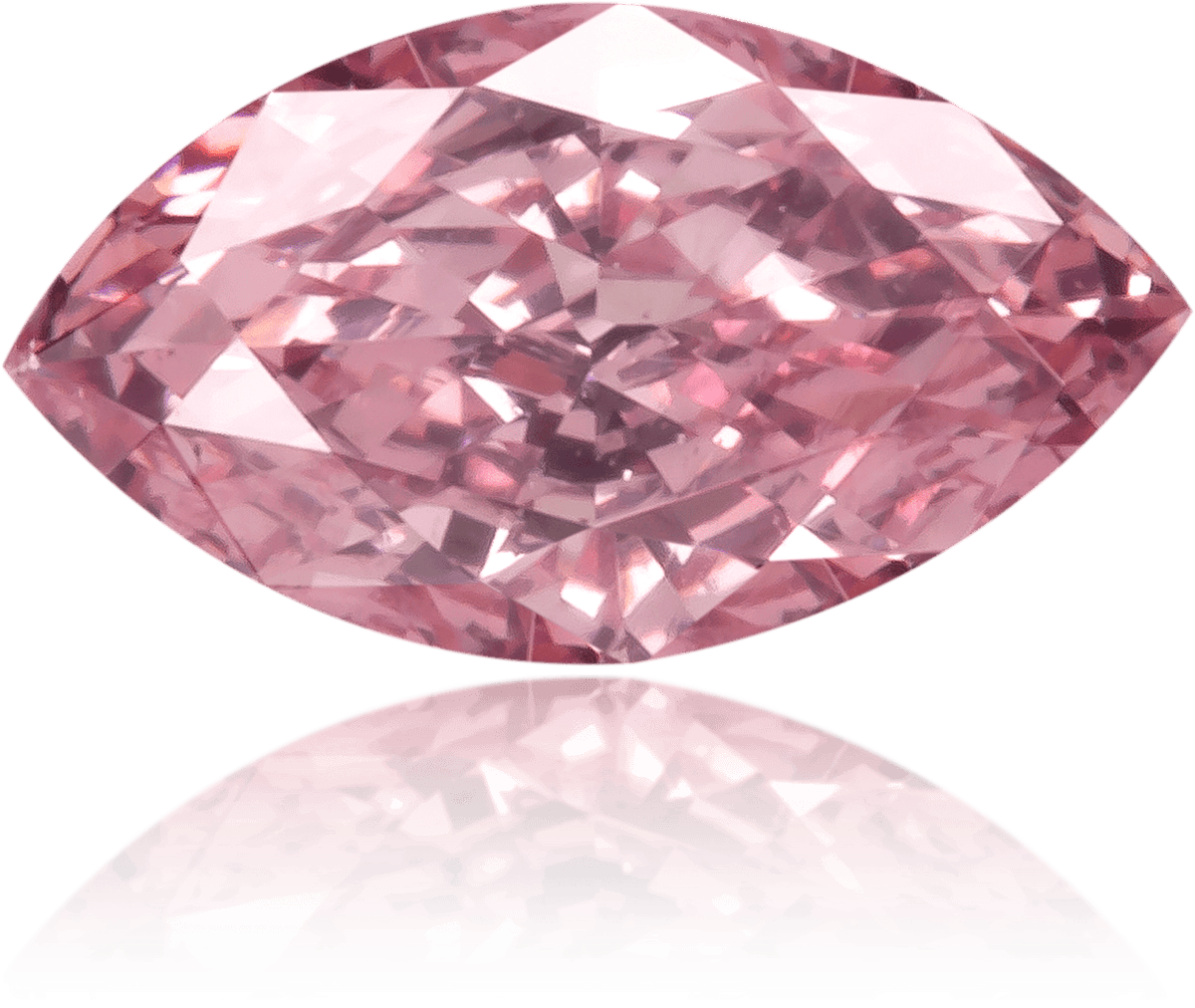 Natural Pink Diamond Marquise 0.17 ct Polished